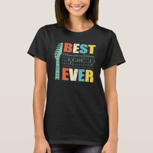Guitarist Father Best Dad Ever D A D Chord Guitar T-Shirt