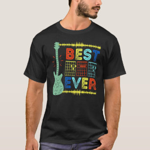 Guitarist Father Best Dad Ever D A D Chords Guitar T-Shirt