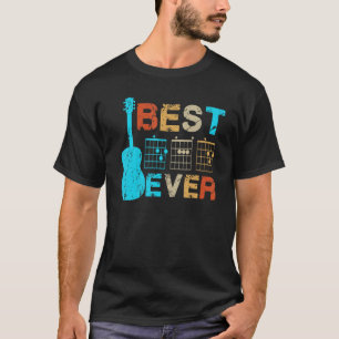 Guitarist Father Best Dad Ever Dad Chord  Guitar T-Shirt