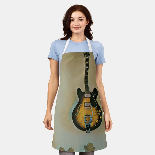 Guitarist gifts apron (Worn)