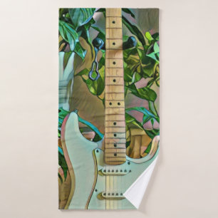 Guitarist gifts bath towel set