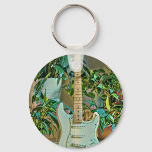 Guitarist gifts key ring