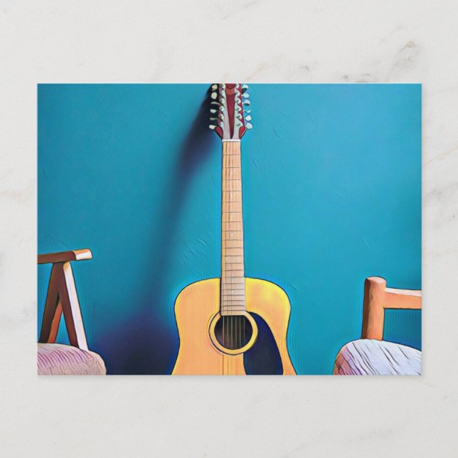Guitarist gifts postcard (Front)