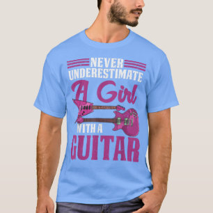 Guitarist Girls Women Rock Musician Guitar Player T-Shirt