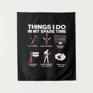 Guitarist Guitar Addicted Guitarist Music Birthday Tapestry