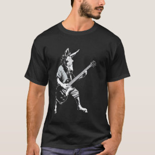 Guitarist Guitar - Guitar Player Donkey Dad Mum T-Shirt