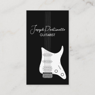 Guitarist Guitar Music Musician Business Card