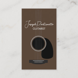 Guitarist Guitar Music Musician Business Card