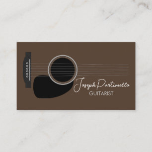 Guitarist Guitar Music Musician Business Card