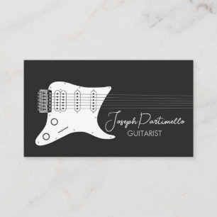 Guitarist Guitar Music Musician Business Card