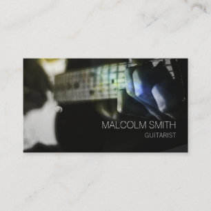 Guitarist Guitar Player Business Card