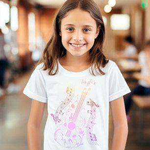Guitarist Guitar Player Music Colourful Custom Nam T-Shirt