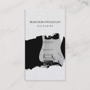 Guitarist Guitar Player Music Musician Business Card