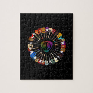 Guitarist Guitar Variety Birthday Jigsaw Puzzle