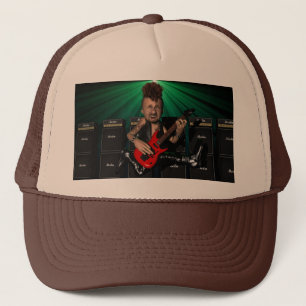 Guitarist in Flight Hat