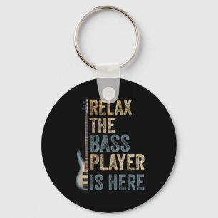 Guitarist Instrument Strings Key Ring