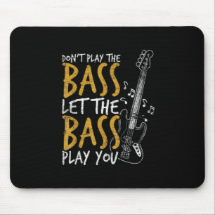 Guitarist Let The Bass Guitar Birthday Mouse Mat