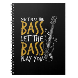 Guitarist Let The Bass Guitar Birthday Notebook