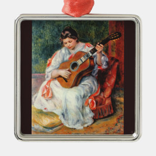 Guitarist Metal Tree Decoration