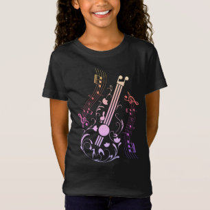 Guitarist Musician Guitar Player Music Girl T-Shirt