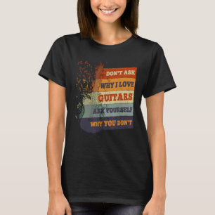 Guitarist Retro Grunge Vintage Distress Guitar Gr T-Shirt