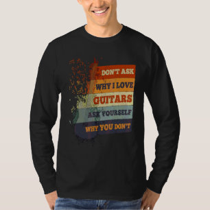 Guitarist Retro Grunge Vintage Distress Guitar Gr T-Shirt