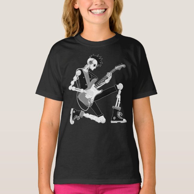 Guitarist Robot T-Shirt (Front)