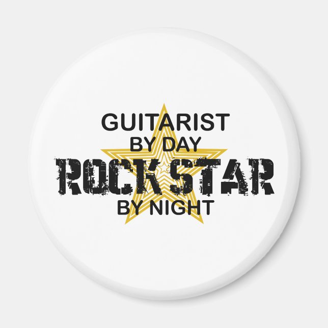 Guitarist Rock Star by Night Magnet (Front)