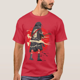 Guitarist Samurai Musician Guitar T-Shirt