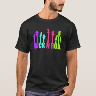 Guitarist Saying Rock And Roll Guitar Musik Acoust T-Shirt