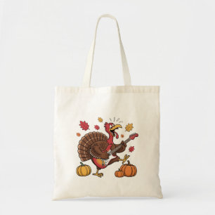 Guitarist Turkey Electric Guitar Concert Music Tote Bag