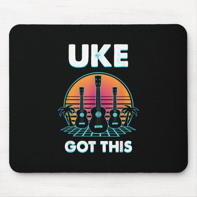 Guitarist Uke Got This Birthday Mouse Mat (Front)