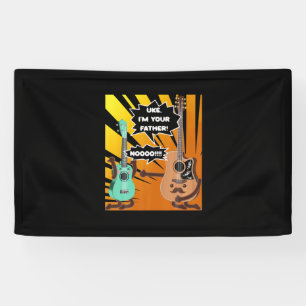 Guitarist Uke I Am Your Father Birthday Banner