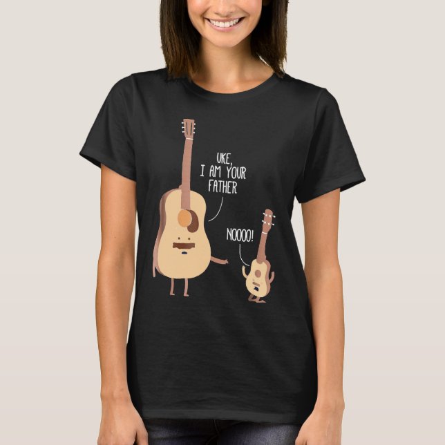 Guitarist - Uke I Am Your Father T Shirt Ukulele G (Front)