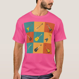 Guitarists Ideas For Men Novelty Acoustic Guitar T-Shirt