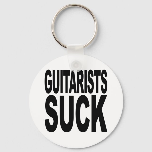 Guitarists Suck Key Ring (Front)