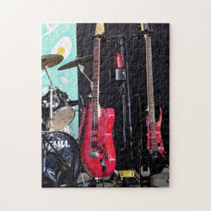 Guitars and Drums Jigsaw Puzzle
