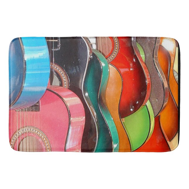 Guitars Bath Mat (Front)