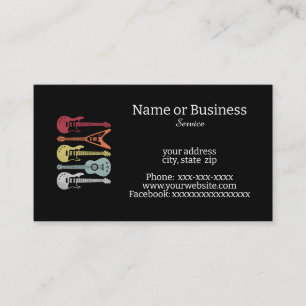Guitars Business Card