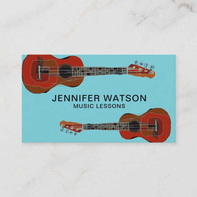 Guitars business card (Front)