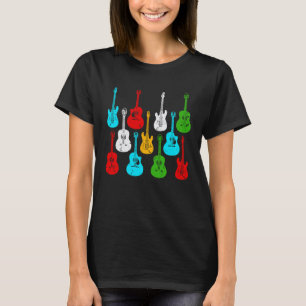 Guitars Electric Acoustic Guitarist Classic Guita T-Shirt