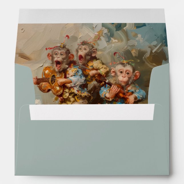 Guitars - Envelope for Card size 12.7 x 17.8 cm (Back (Bottom))