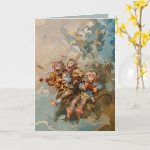 Guitars - Folded Greeting Card