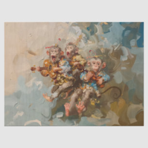 Guitars - Oil Painting Style Tissue Paper