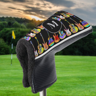 Guitars personalised  golf head cover