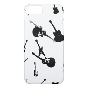 Guitars Rock Black White Iphone Case 4