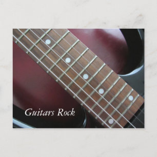 Guitars Rock - Electric Guitar Postcard