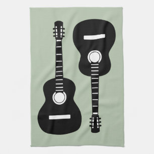 Guitars Tea Towel