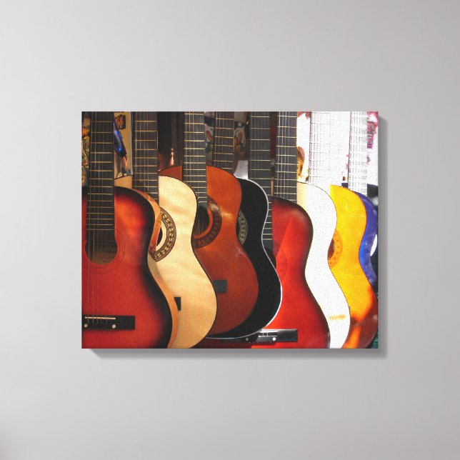 Guitars Wrapped Canvas (Front)