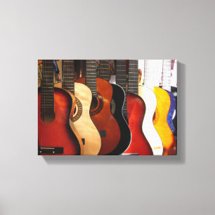 Guitars Wrapped Canvas